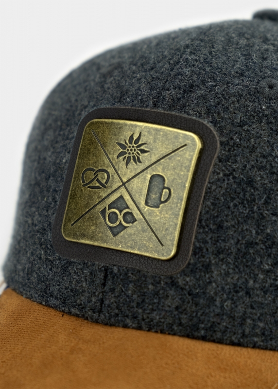 Cap "Kreizweis: Oktoberfest Edition" - dunkelgrau (Curved)
